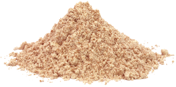 Coarse crystals of brown sugar