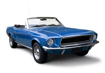 Wall murals Vintage cars Beautiful American muscle car, exempted.