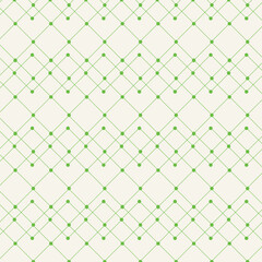 Green line and dot and white background