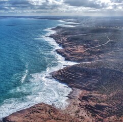 Fototapeta premium Australien Westküste Kalbarri National Park Drohne