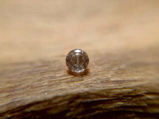 stone cubic zirconia macro