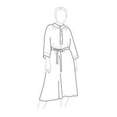 Female fashion illustration