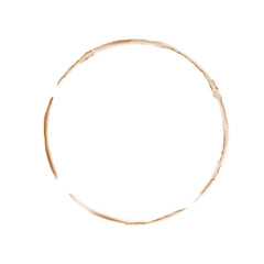 Coffee stains isolated on a transparent background. Royalty high-quality free stock PNG image of Coffee and Tea Stains Left by Cup Bottoms. Round coffee stain isolated, cafe stain fleck drink beverage