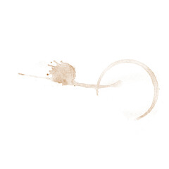 Coffee stains isolated on a transparent background. Royalty high-quality free stock PNG image of Coffee and Tea Stains Left by Cup Bottoms. Round coffee stain isolated, cafe stain fleck drink beverage
