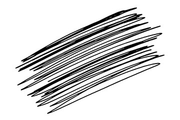 Ink black abstract paint stroke isolated on white background. Vector design elements, illustration, EPS 10.