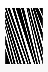 Abstract striped wall decor. Printable striped wall art decoration