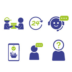  Fast delivery service sign set. Isolated vector illustration.