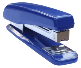 Blue stapler