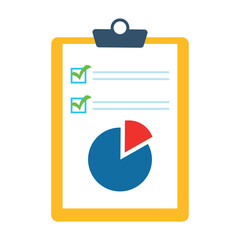 Document icon with pie chart