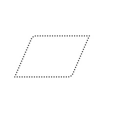 black shape for design