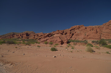The rock formations of the Quebrada De Las Conchas, Argentina