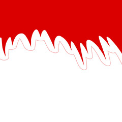 red shape for design