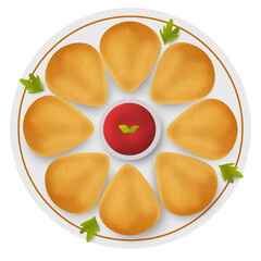 Coxinha illustration, Brazilian food, Brazilian Chicken Croquettes, food illustration, Coxinha png