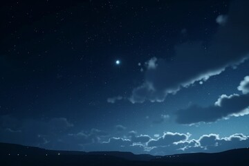 Fototapeta na wymiar Night sky with stars background