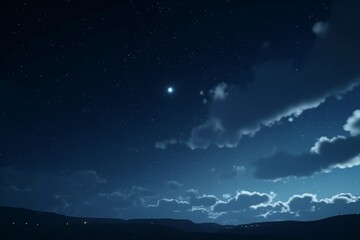 Fototapeta premium Night sky with stars background