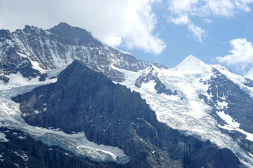 Fototapeta na wymiar Swiss glaciers Glacier experiences Alps