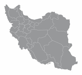 Iran administrative map