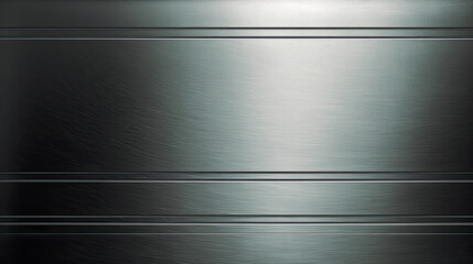 Flat Silver clean metal texture. - Generative Ai. - reflective, smooth, polished, shiny, sleek, modern, industrial, metallic, brushed, steel, chrome, aluminum, surface, pattern, abstract, design.