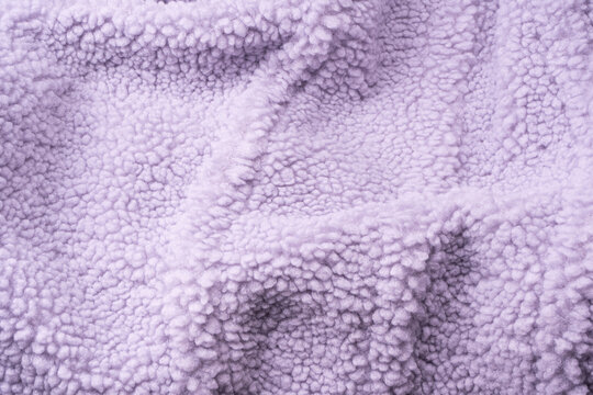 Purple Fur Texture As A Background.