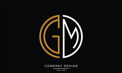 MG, GM, Abstract Letters Logo Monogram