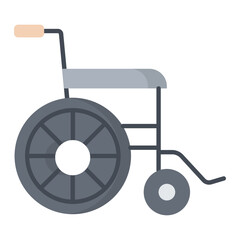 Wheelchair Flat Icon