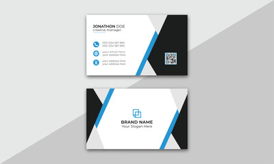 clean business Card design, Creative and Clean Business Card Template, modern business card template, Luxury business card design template, Personal visiting card, Futuristic business card design.