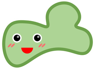 Smile shape icon. Vector illustration.	