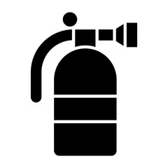 Fototapeta premium Fire Extinguisher Glyph Icon