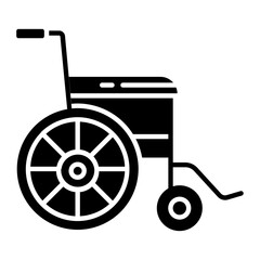 Wheelchair Glyph Icon