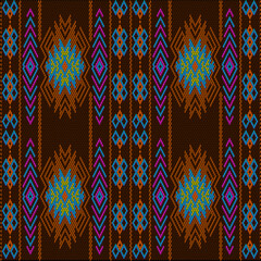 Pattern, ornament,  tracery, mosaic ethnic, folk, national, geometric  for fabric, interior, ceramic, furniture in the Latin American style.