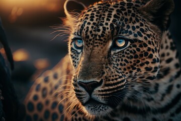 Naklejka na ściany i meble Jaguar is a species of predatory mammals of the cat family, panther genus. AI generated