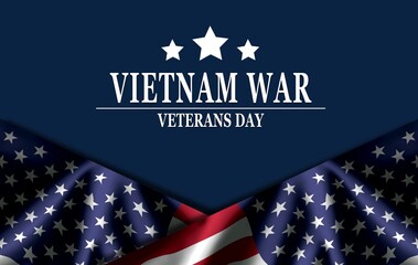 National Vietnam War Veterans Day, usa flag