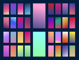 Modern vibrant gradient background. Creative template for design, cover, banner, poster, mobile app