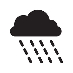 Rain icon logo vector design template