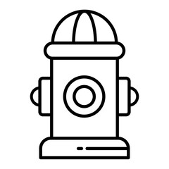 Hydrant Outline Icon