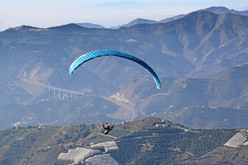 Paragliding from Itrabo in Andalucia, Spain	