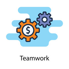 Teamwork icon. Suitable for Web Page, Mobile App, UI, UX and GUI design.