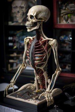 Creepy Antique Anatomical Specimen Nightmare Generative AI
