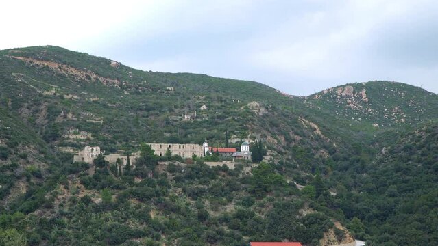 New Fivaida russian skete on mount Athos, Greece