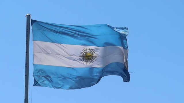 argentina national blue white flag