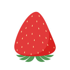 strawberry vector. free space for text. wallpaper. background. symbol. logo.