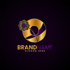 Luxury initial letter O logo design, for company, boutique, business,fashion, etc