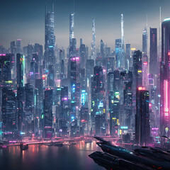 Cybercore City, Futuristic