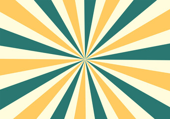 retro sunburst background with rays	
