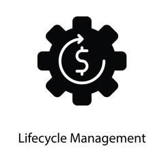 Lifecycle Management icon. Suitable for Web Page, Mobile App, UI, UX and GUI design.