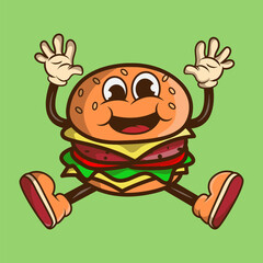 Hamburger mascot