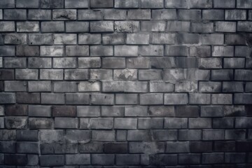  a black and white photo of a brick wall with a red fire hydrant in the middle of the photo and a red fire hydrant in the middle of the photo.  generative ai
