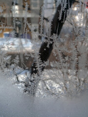 vitre en hiver	