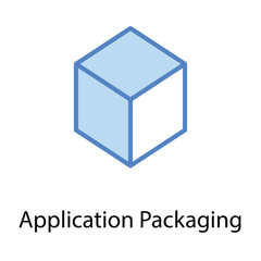 Application Packaging icon. Suitable for Web Page, Mobile App, UI, UX and GUI design.