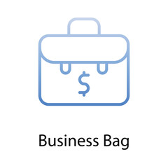 Business Bag icon. Suitable for Web Page, Mobile App, UI, UX and GUI design.